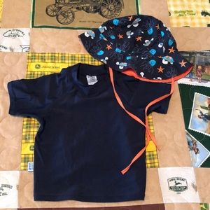 Swim Baby Hat and Rashguard